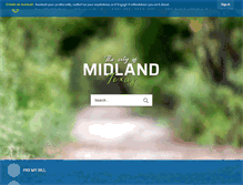 Tablet Screenshot of midlandtexas.gov